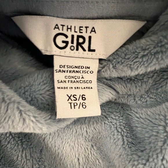 Athleta Feelin’ Great Hoodie Blue 6 - Picture 3 of 5